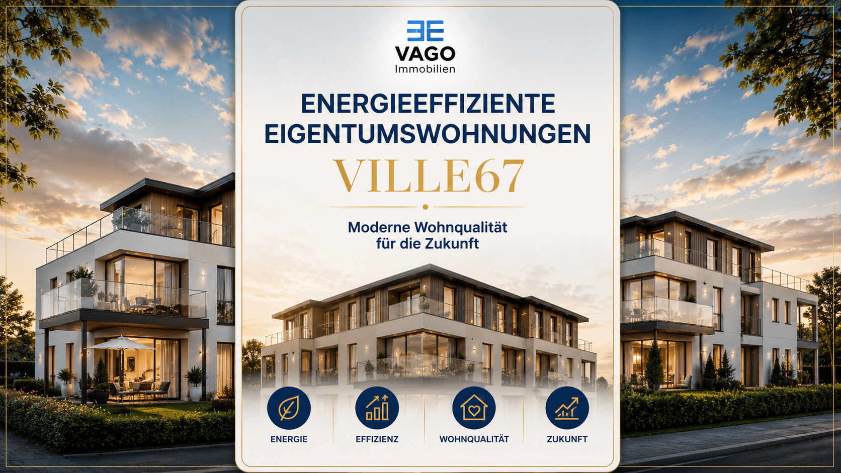 Energieeffiziente Eigentumswohnungen im Projekt VILLE67 Energieeffiziente Eigentumswohnungen Ville67