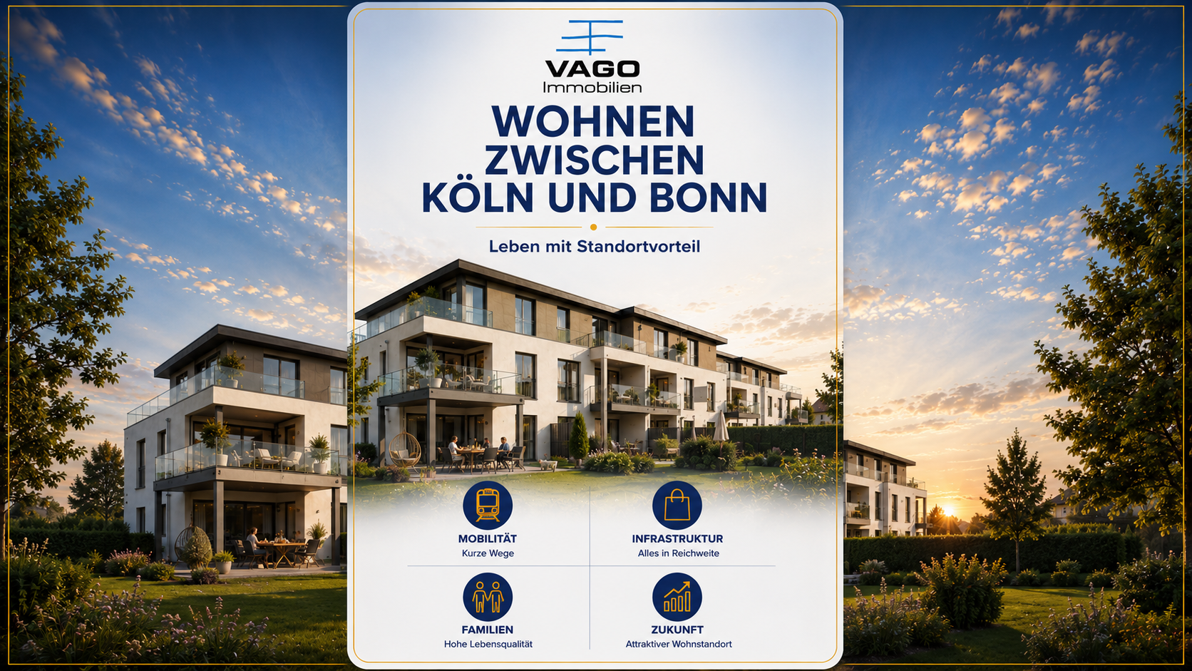 Wohnen zwischen Köln und Bonn: Warum VILLE67 überzeugt Wohnen zwischen Köln und Bonn mit VILLE67